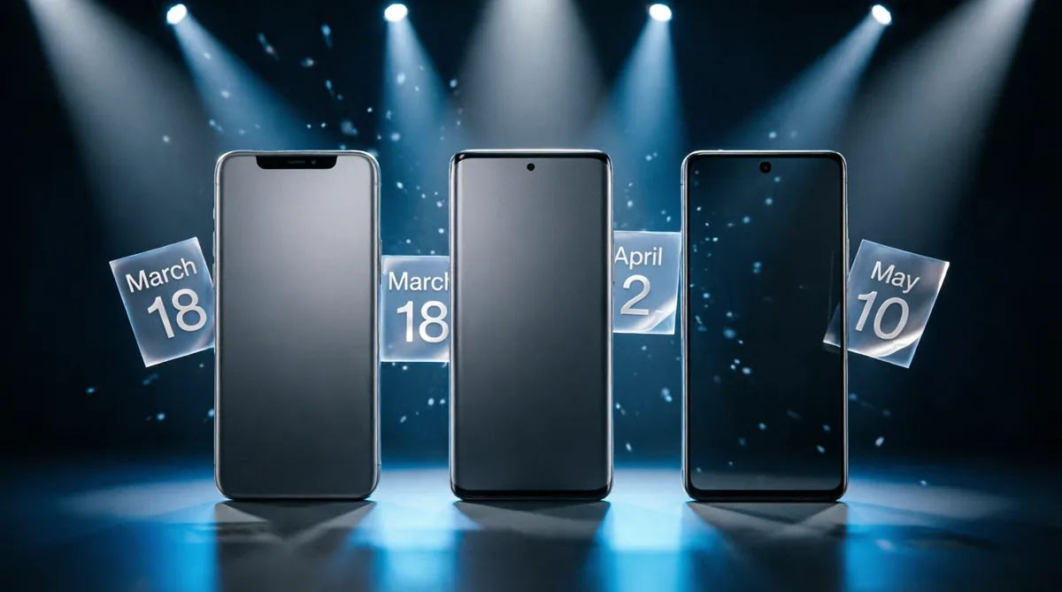 Calendrier des sorties smartphones les plus attendues